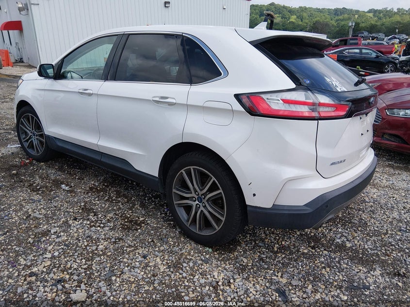 Vin: 2fmpk3k92kbb22068, lot: 45814625, ford edge titanium 20193