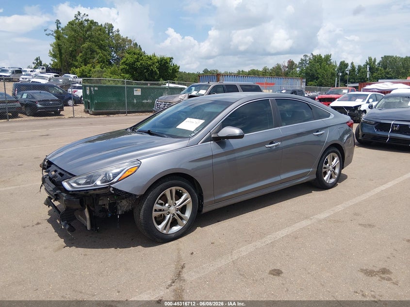 Vin: 5npe34af8kh770041, lot: 45814638, hyundai sonata sel 20192