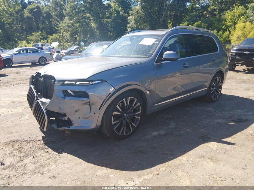 Vin: 5ux23em05s9z50682, lot: 45814645, bmw x7 xdrive40i 20252