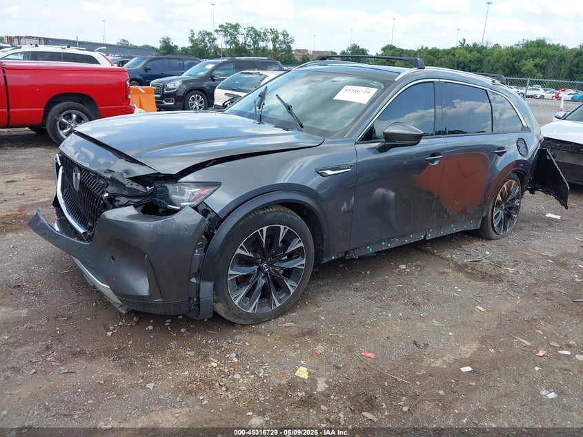 Vin: jm3kkdha1r1156179, lot: 45814655, mazda cx-90 phev premium 20242