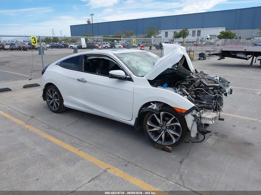 Vin: 2hgfc3b90lh353239, lot: 45814657, honda civic touring 2020 img_1