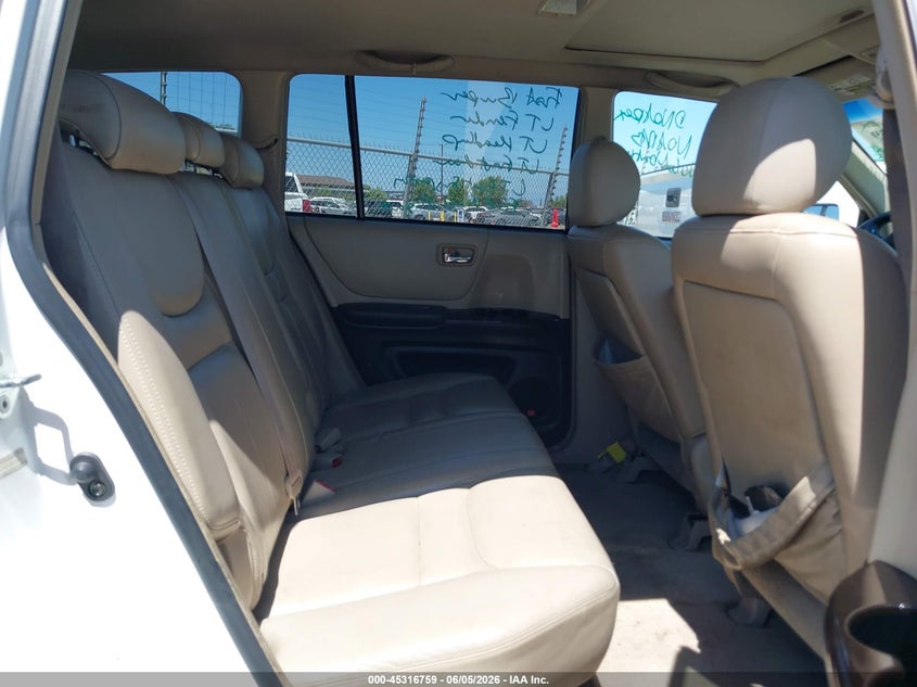 2001 Toyota Highlander V6 VIN: JTEHF21A210004939 Lot: 45316759