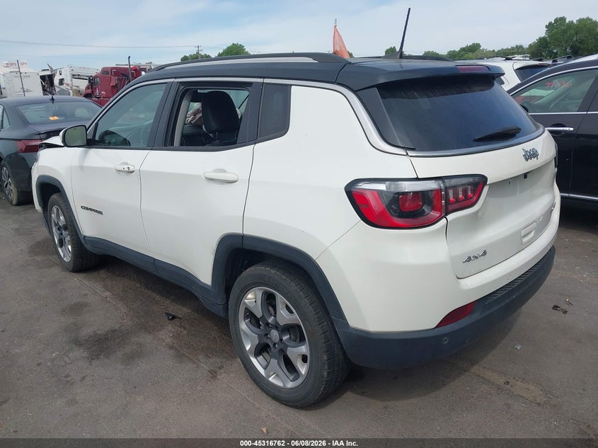 Vin: 3c4njdcb1kt733624, lot: 45814688, jeep compass limited 4x4 20193