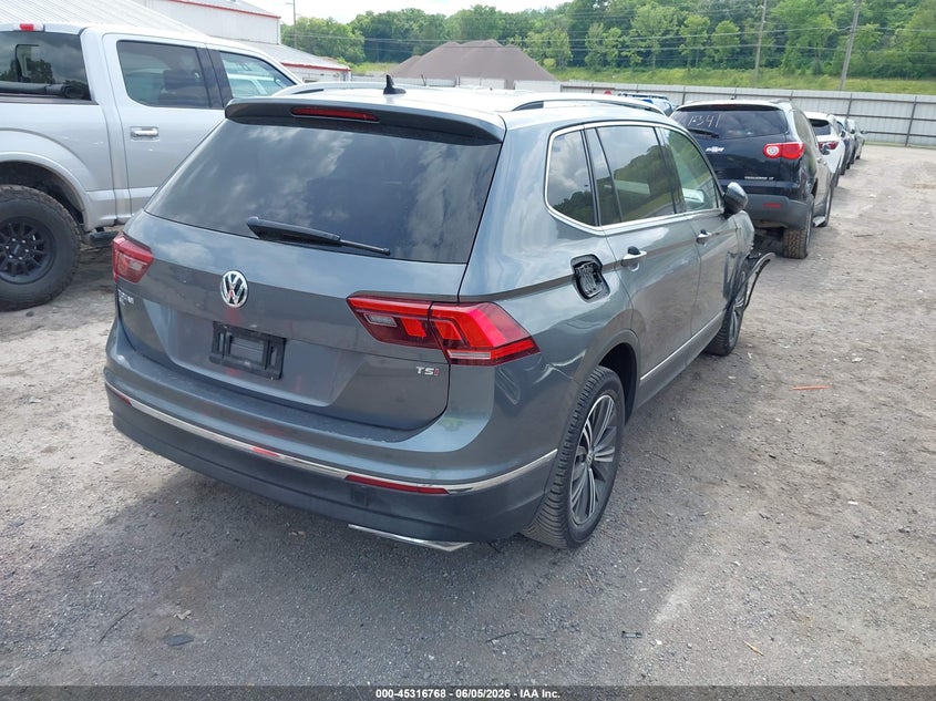 Vin: 3vv3b7ax4jm119925, lot: 45814694, volkswagen tiguan 2.0t se/2.0t sel 20184