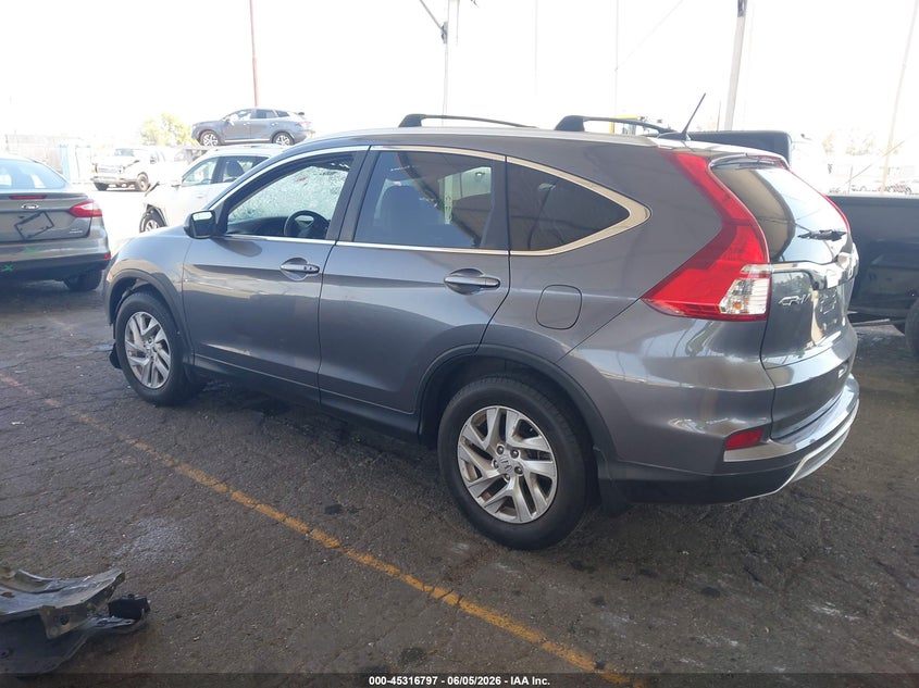 Vin: 2hkrm3h71gh537634, lot: 45814723, honda cr-v ex-l 20163