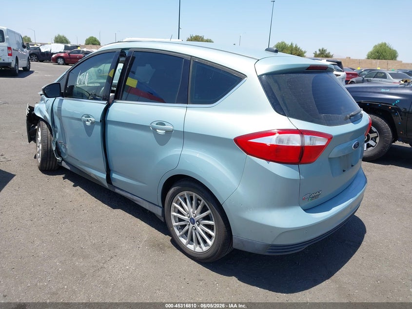 Vin: 1fadp5cu2el511665, lot: 45814736, ford c-max energi sel 20143