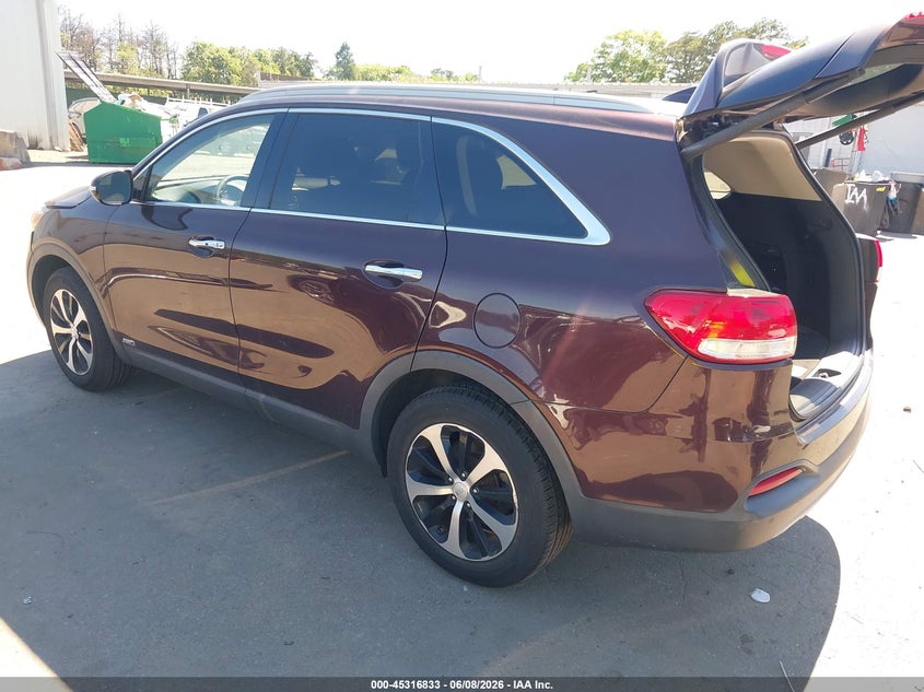 Vin: 5xyphda15gg036745, lot: 45814759, kia sorento 2.0t ex 20163