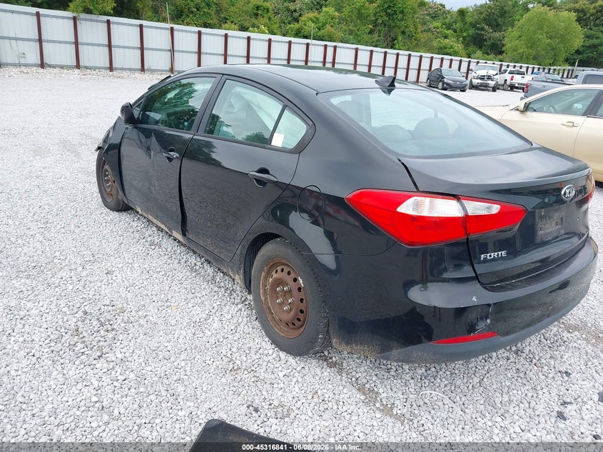 Vin: knafk4a67f5423441, lot: 45814767, kia forte lx 20153