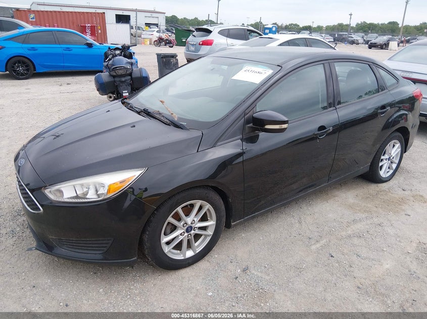 Vin: 1fadp3f27fl373301, lot: 45814793, ford focus se 20152