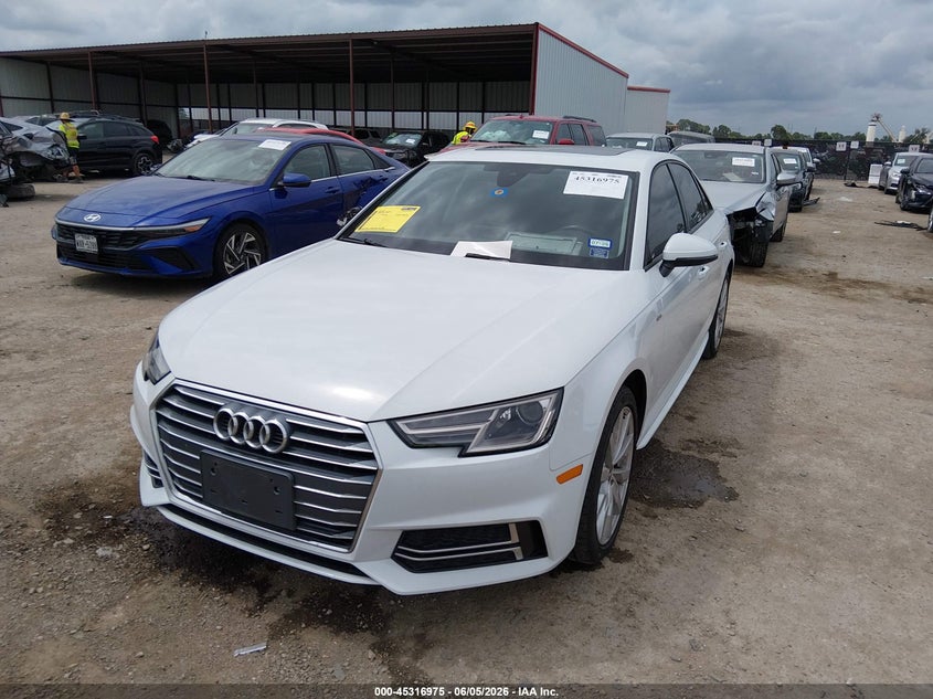 Vin: waukmaf44jn015356, lot: 45814901, audi a4 2.0t tech ultra premium/2.0t ultra premium 20182