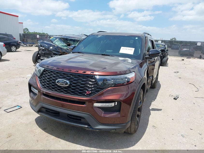 Vin: 1fm5k8gc1lgc09270, lot: 45814966, ford explorer st 20202