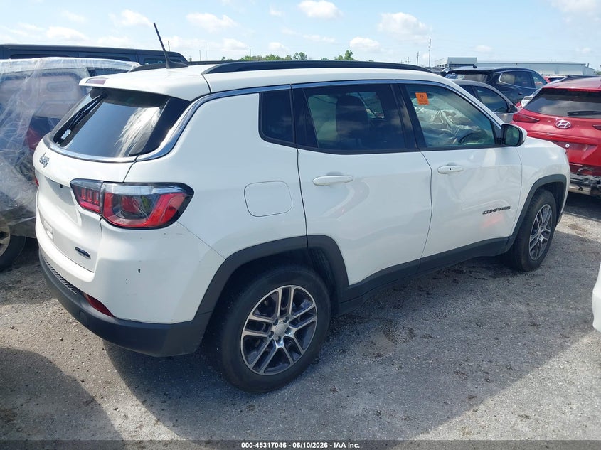 Vin: 3c4njcbb9lt206007, lot: 45814972, jeep compass sun and wheel fwd 20204