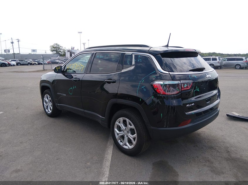 Vin: 3c4njdbn8rt119594, lot: 45815003, jeep compass latitude 4x4 20243