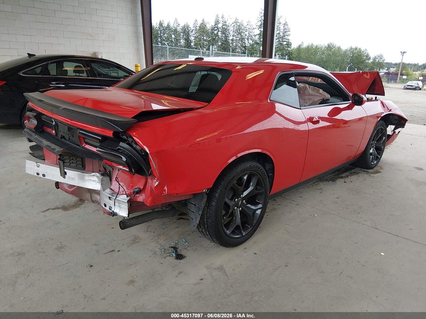 Vin: 2c3cdzag0lh246956, lot: 45815023, dodge challenger sxt 20204