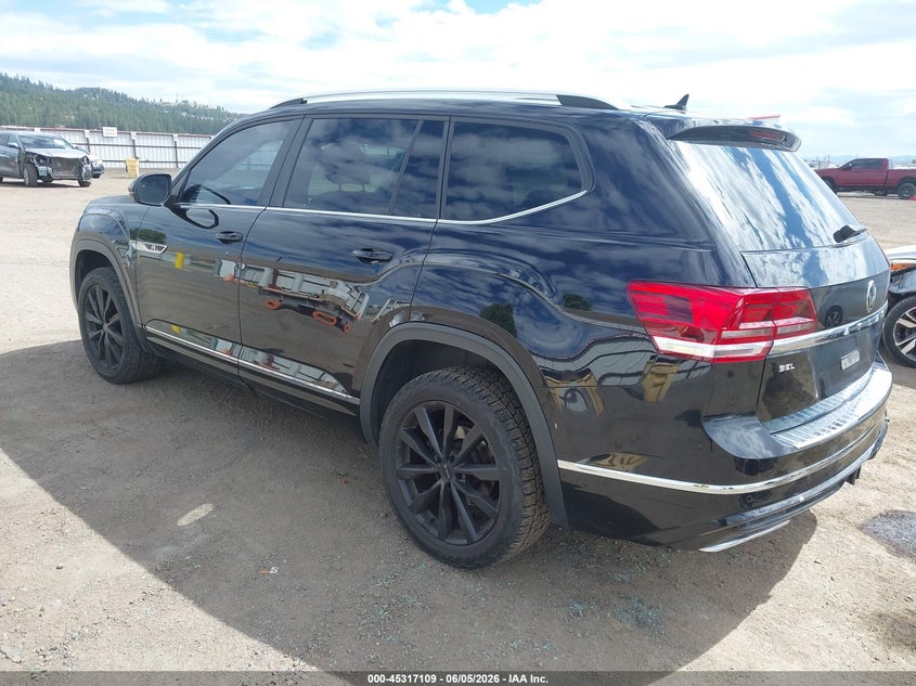 Vin: 1v2rr2ca2jc596983, lot: 45815035, volkswagen atlas 3.6l v6 sel 20183