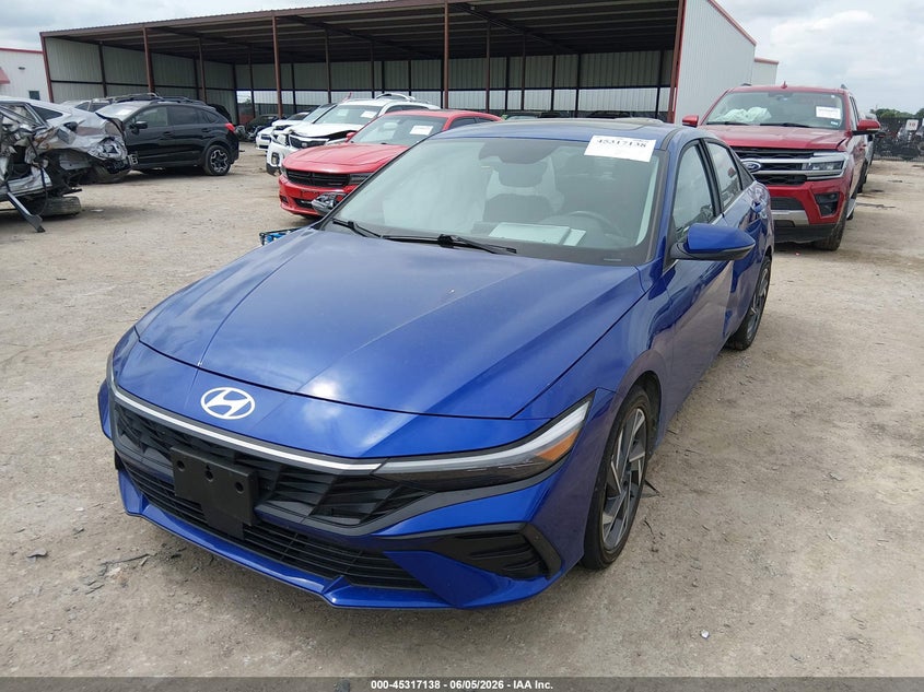 2025 HYUNDAI ELANTRA HYBRID auction photo 2
