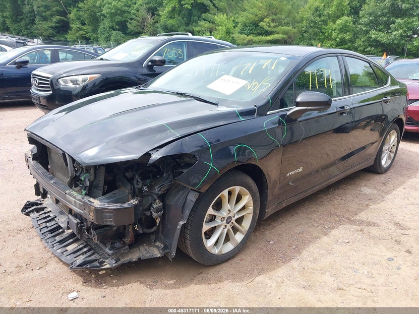 Vin: 3fa6p0lu2kr181213, lot: 45815097, ford fusion hybrid se 20192