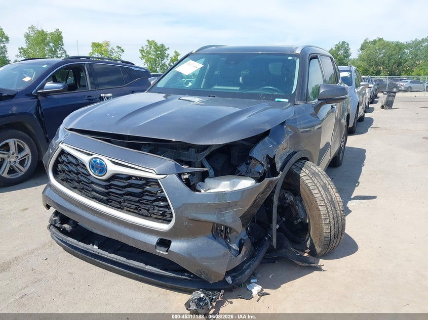 Vin: 5tdgbrch3ns544494, lot: 45815114, toyota highlander hybrid xle 20222