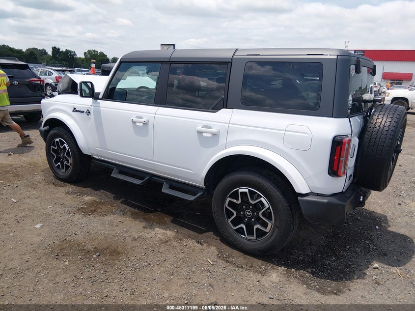 Vin: 1fmee8bpxrla21154, lot: 45815125, ford bronco outer banks 20243