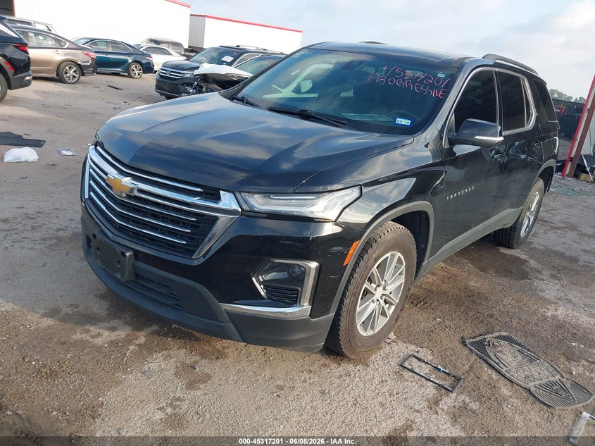 Vin: 1gnergkw8pj205826, lot: 45815127, chevrolet traverse fwd lt cloth 20232