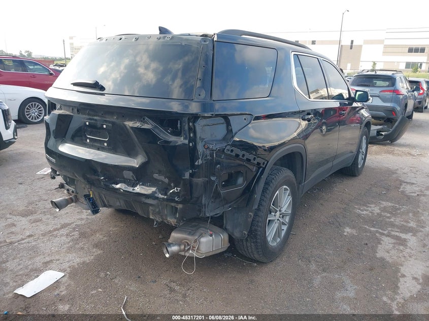 Vin: 1gnergkw8pj205826, lot: 45815127, chevrolet traverse fwd lt cloth 20234