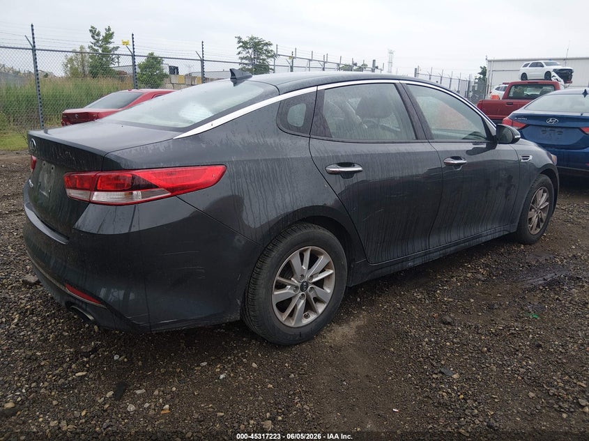 Vin: 5xxgt4l34gg027553, lot: 45815149, kia optima lx 20164