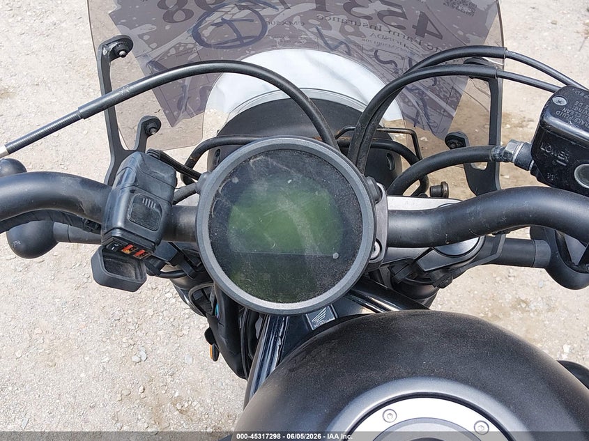 2021 Honda Cmx500 A2 VIN: MLHPC564XM5001708 Lot: 45317298