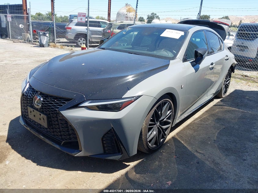 Vin: jthbz1b24p5062919, lot: 45815227, lexus is 350 f sport design 20232