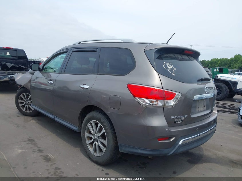 Vin: 5n1ar2mn9ec601730, lot: 45815256, nissan pathfinder sv 20143