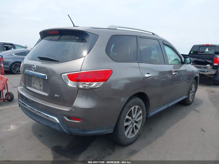 Vin: 5n1ar2mn9ec601730, lot: 45815256, nissan pathfinder sv 20144