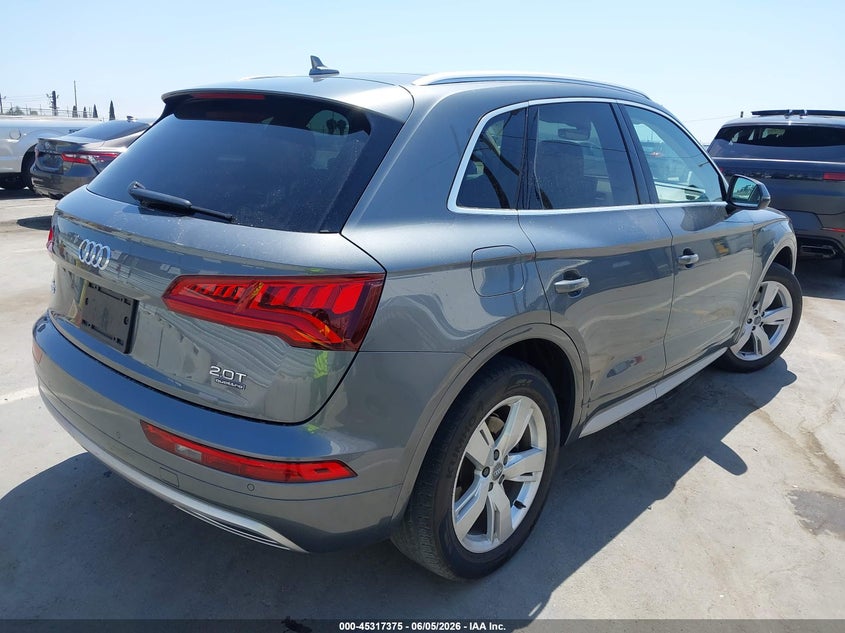 Vin: wa1bnafy4j2161528, lot: 45815301, audi q5 2.0t premium 20184