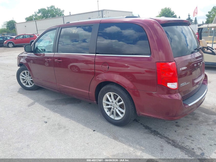 Vin: 2c4rdgcg7j5325104, lot: 45815327, dodge grand caravan sxt 20183