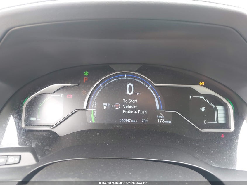 2019 Honda Clarity Plug-In Hybrid VIN: JHMZC5F11KC005798 Lot: 45317416