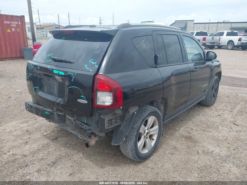 Vin: 1c4njdeb2hd154590, lot: 45815344, jeep compass latitude 4x4 20174