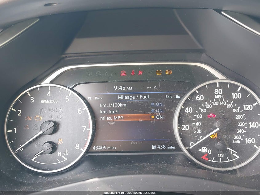 NISSAN MURANO 2021 VIN 5N1AZ2DS9MC106528