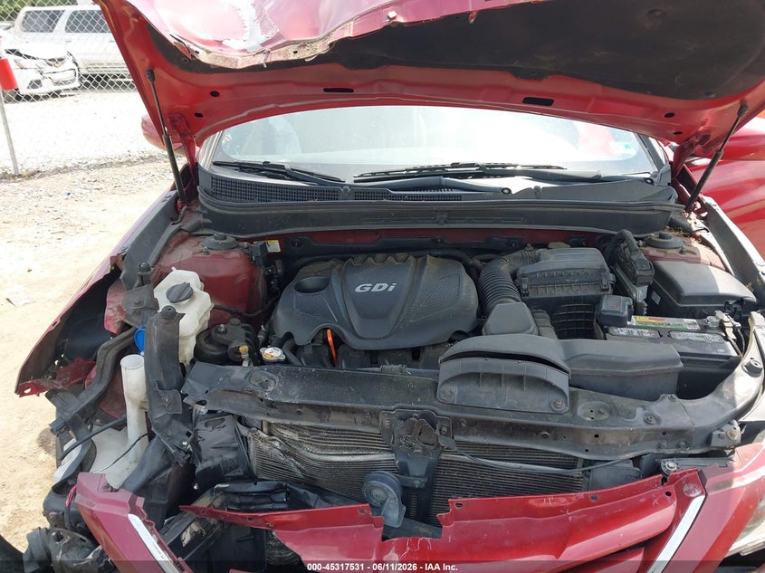 2013 Hyundai Sonata Gls VIN: 5NPEB4AC5DH560475 Lot: 45317531