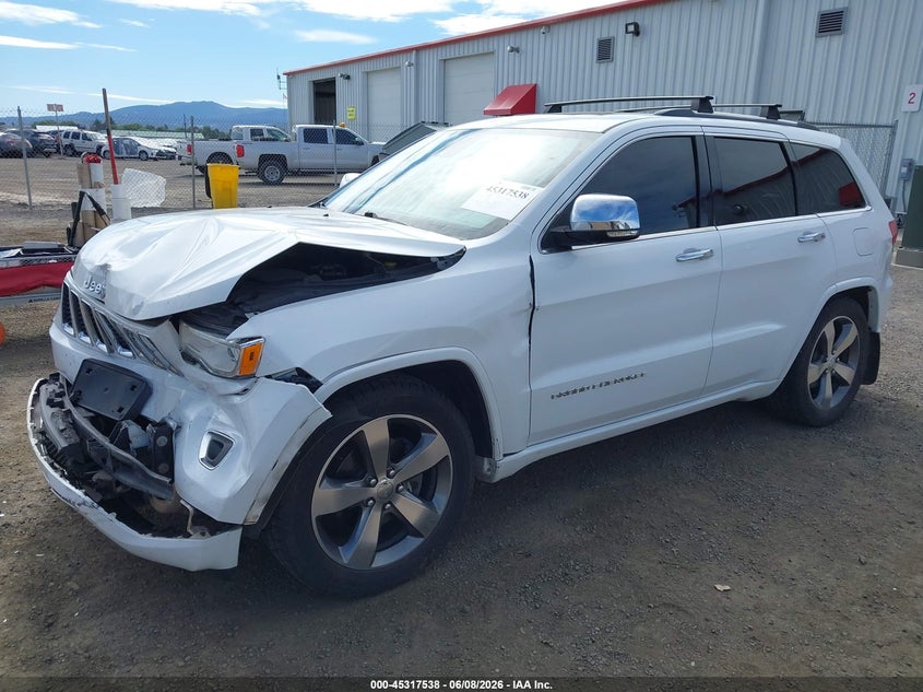 Vin: 1c4rjfcg0fc726528, lot: 45815464, jeep grand cherokee overland 20152