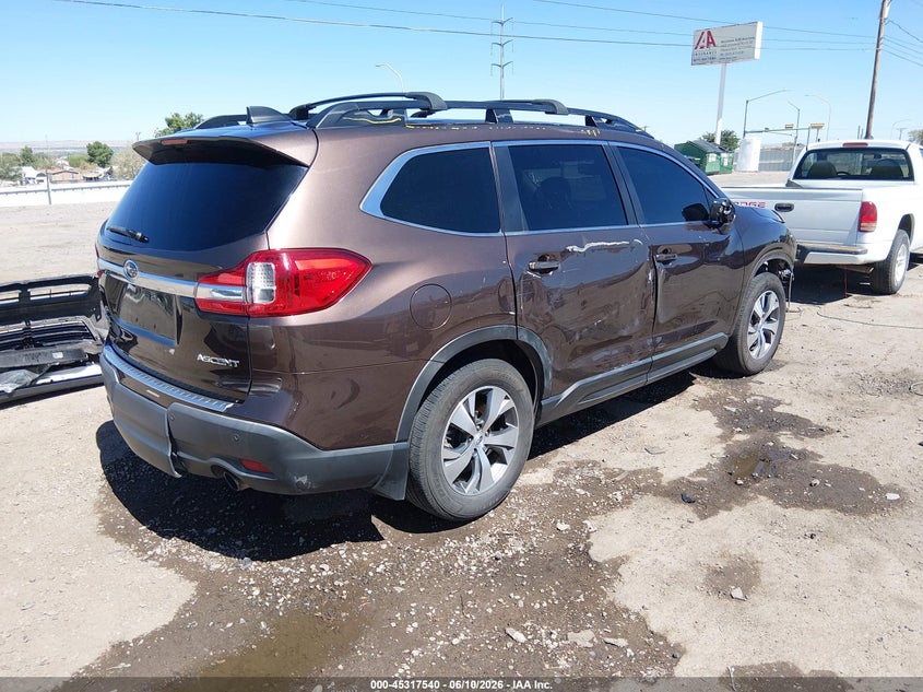 Vin: 4s4wmafd0l3418507, lot: 45815466, subaru ascent premium 20204