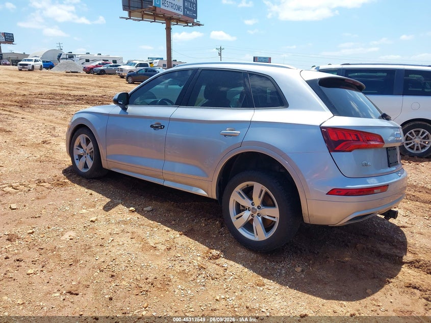 Vin: wa1anafy3j2083920, lot: 45815475, audi q5 2.0t premium 20183