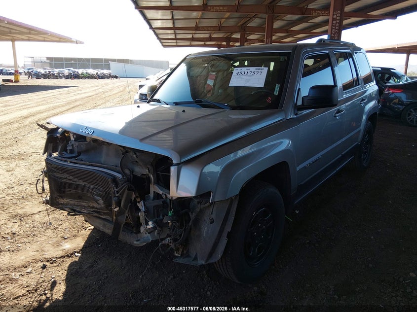 Vin: 1c4njpbb3hd173400, lot: 45815503, jeep patriot sport fwd 20172