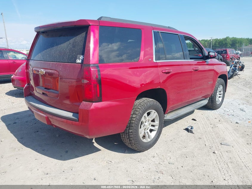 Vin: 1gnskbkc4fr234787, lot: 45815531, chevrolet tahoe lt 20154