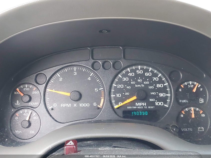 2000 GMC Jimmy Slt VIN: 1GKDT13W6Y2140363 Lot: 45317611