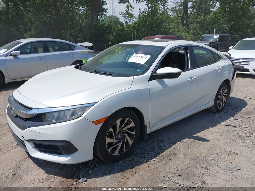 Vin: 19xfc2f74ge021677, lot: 45815550, honda civic ex 20162