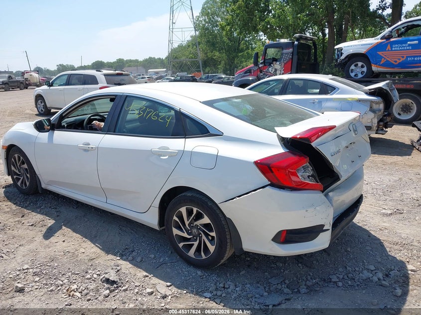Vin: 19xfc2f74ge021677, lot: 45815550, honda civic ex 20163