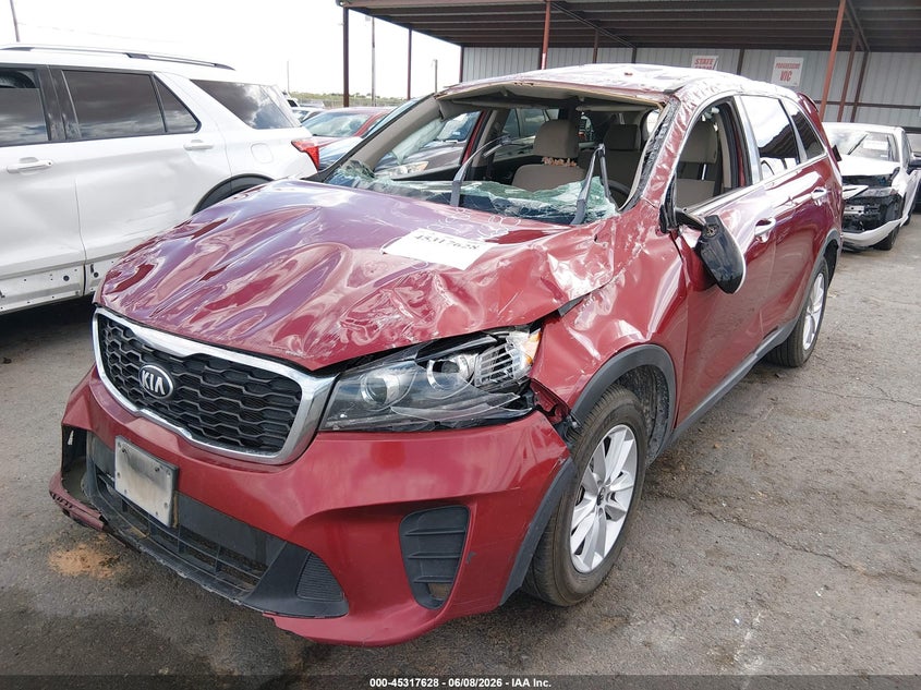 Vin: 5xypg4a37lg680553, lot: 45815554, kia sorento 2.4l lx 20202