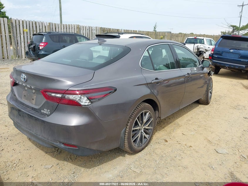 Vin: 4t1f31ak4ru061215, lot: 45815557, toyota camry hybrid xle 20244