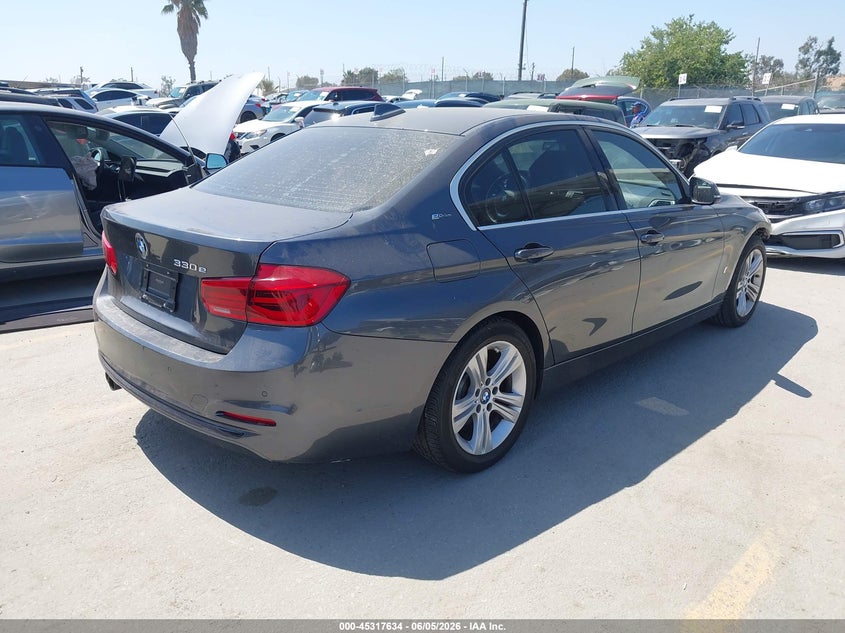 2017 BMW 330E Iperformance VIN: WBA8E1C37HA158726 Lot: 45317634