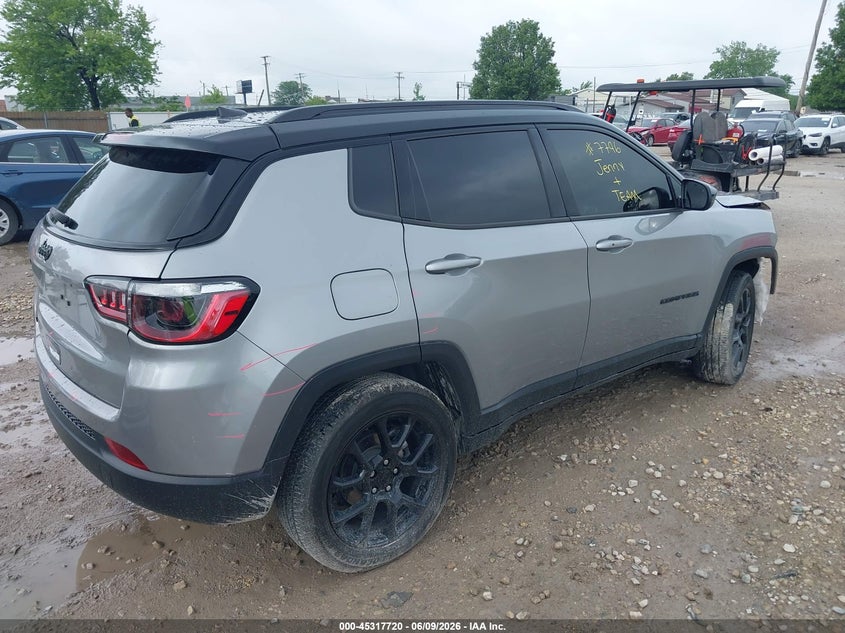 Vin: 3c4njdbn9pt563158, lot: 45815646, jeep compass altitude 4x4 20234