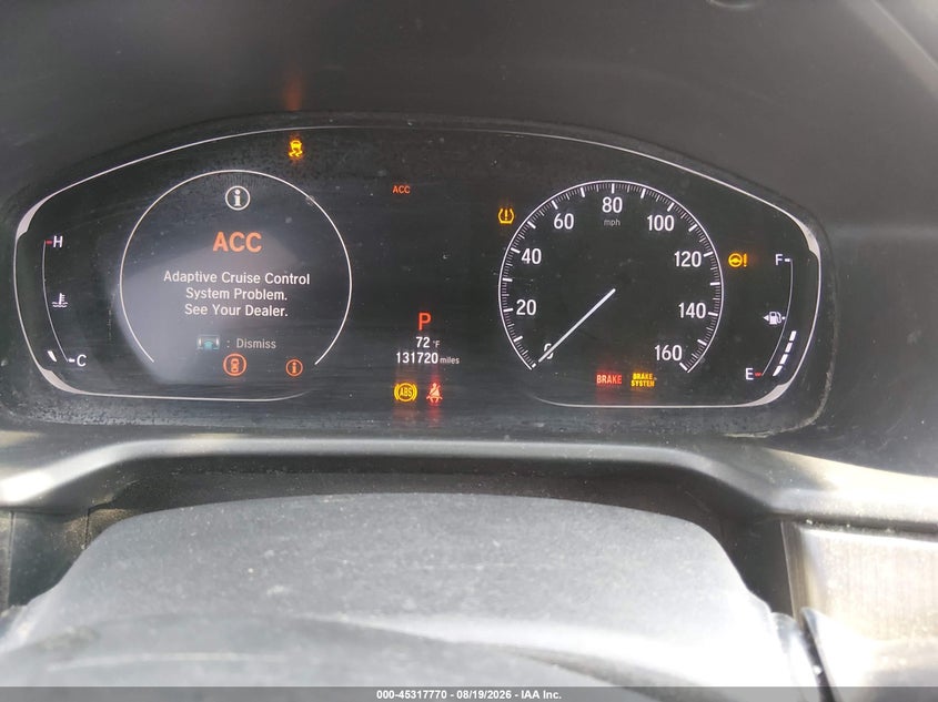 2020 HONDA ACCORD auction photo 7