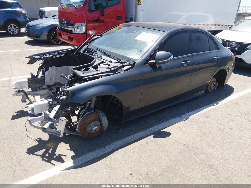 Vin: 55swf6gb2fu025770, lot: 45815732, mercedes-benz c 400 4matic 20152